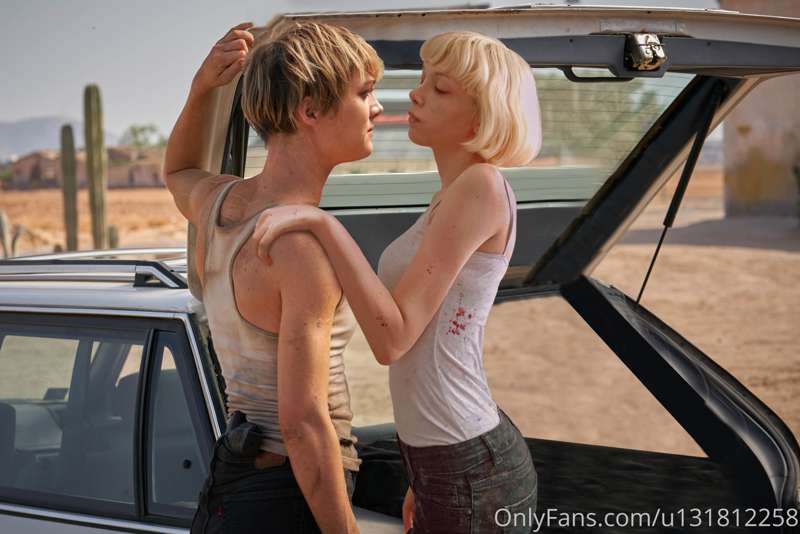 grace and me from terminator 6 movie 🥰 ( not actually 🤭)