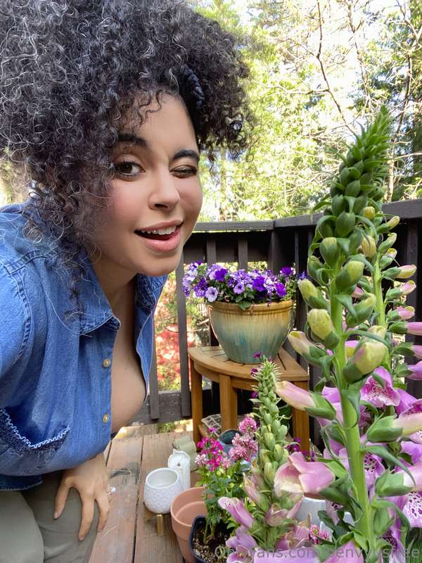 I spent a lot of time in the garden today before jumping int..