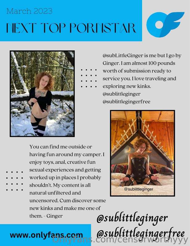 @sublittleginger
@sublittlegingerfree