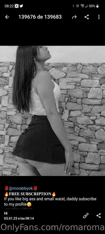🌹@morabbyok🌹
🔥𝐅𝐑𝐄𝐄 𝐒𝐔𝐁𝐒𝐂𝐑𝐈𝐏𝐓𝐈𝐎𝐍🔥
If you like big ass and sma..