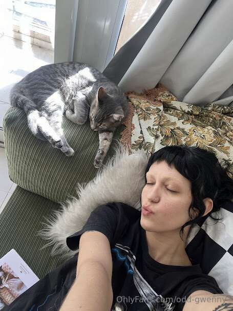 taking a nap w my bb :3