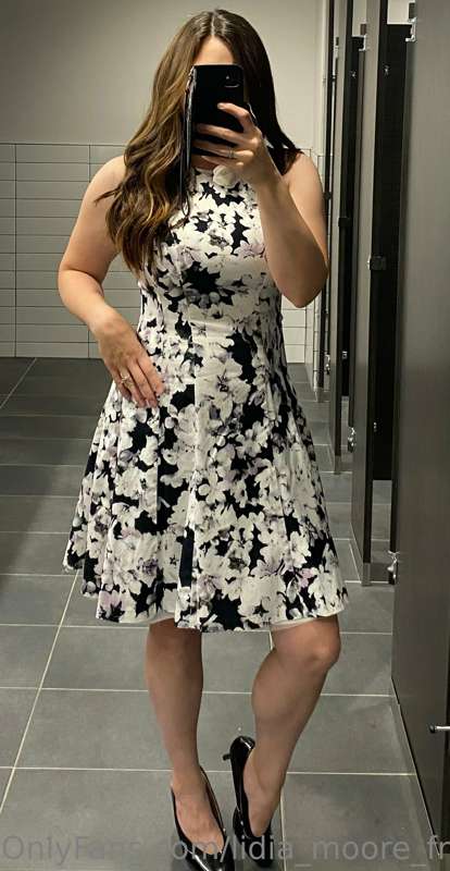 Such a long day at work, can’t wait to toss this dress on th..