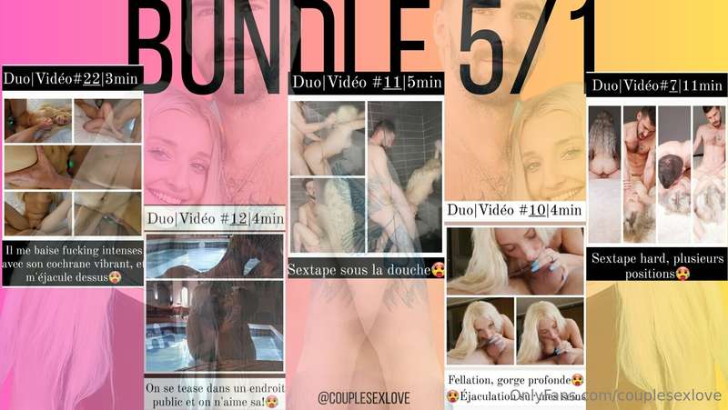 ***NOUVEAU BUNDLE, 5/1, 27MIN, 19,99$ SEULEMENT*** **#VENTE ..