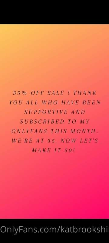 Hey guys! Just wanted to say thank you the 35 of you who hav..