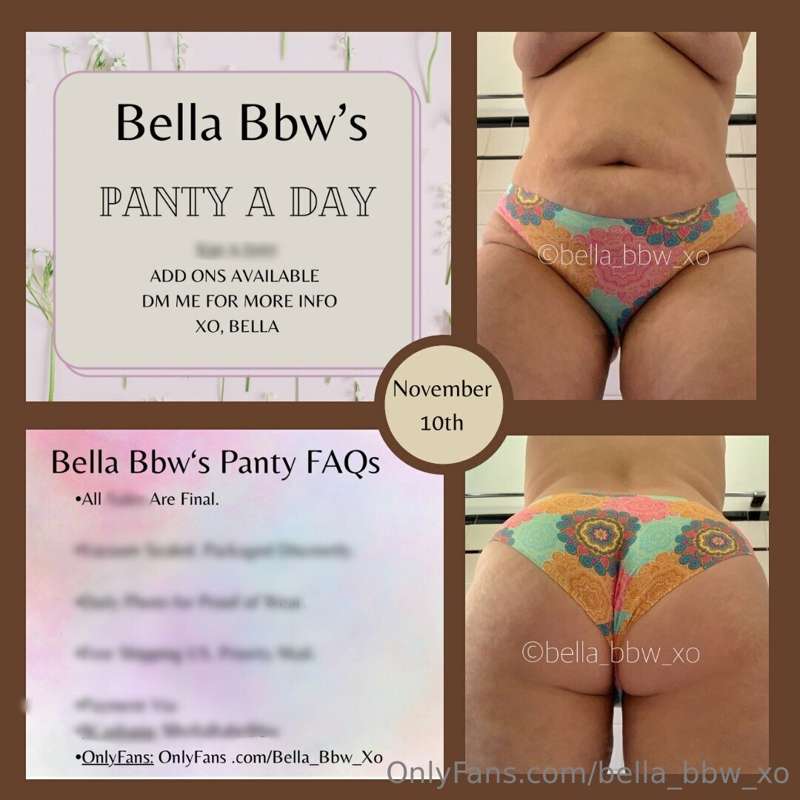 👙 PANTY-A-DAY! 👙

November 10th wear!

Details are blurred t..