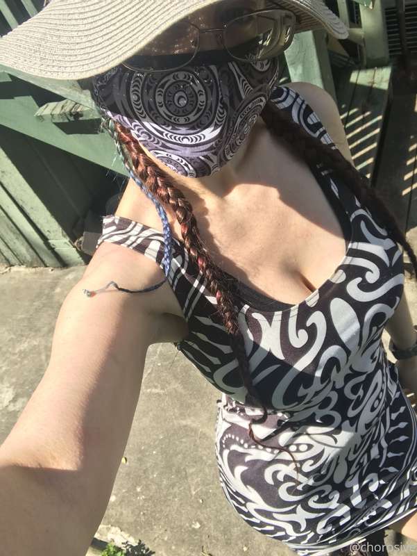 Walking to the grocery store with no panties on and my dress..