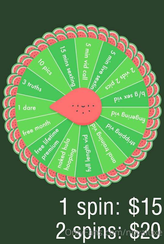 let’s have some fun on my brand new spring fun wheel❣️

✨ 1 ..