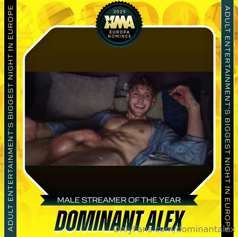 Your dominant has been nominated for a webcam award.... go t..