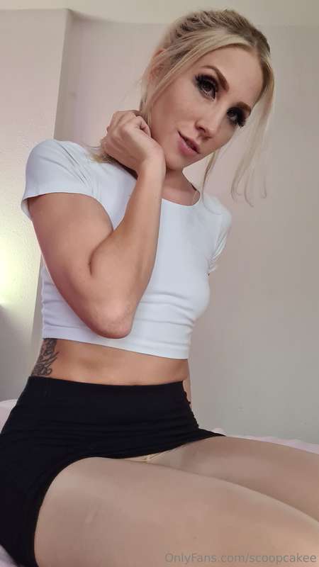 You keep staring at my sheer nylons and that tiny skirt, don..