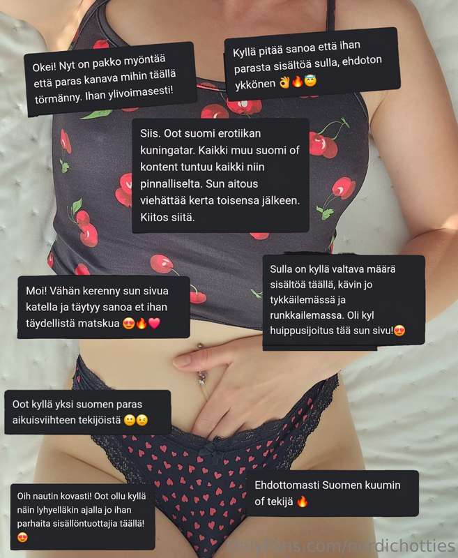 @sickle_sixam Palautteet puhukoon puolestaan! 😍✨️