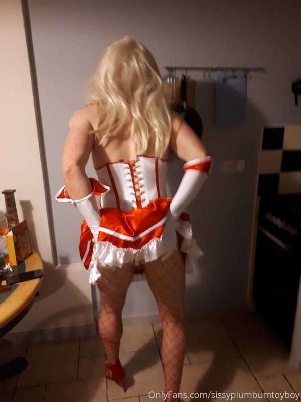 This is me as slutty nurse carmela 😈 Lots of my ass exposed ..