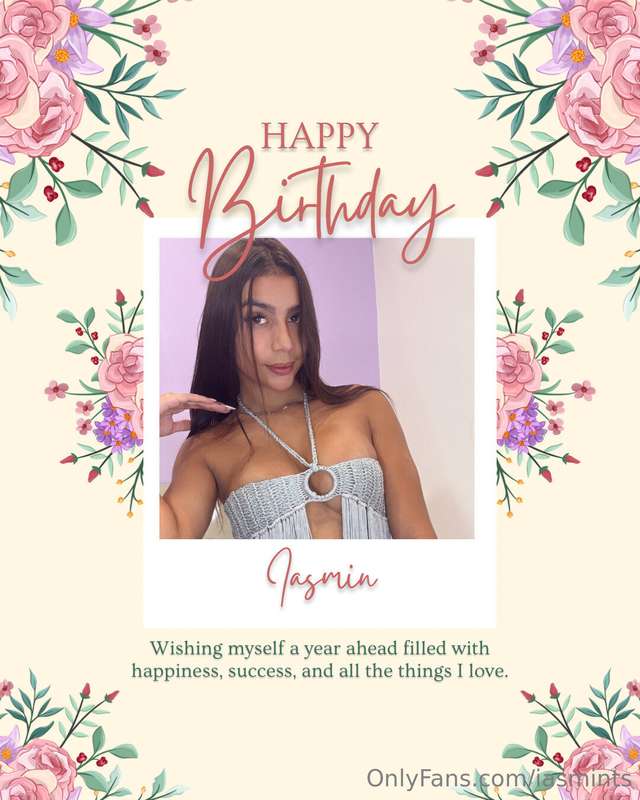 IT'S MY BIRTHDAY!🎉🎉🎉I want to share this moment with you, my..
