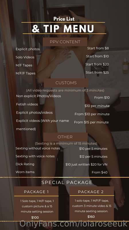 Updated Tip menu 👆