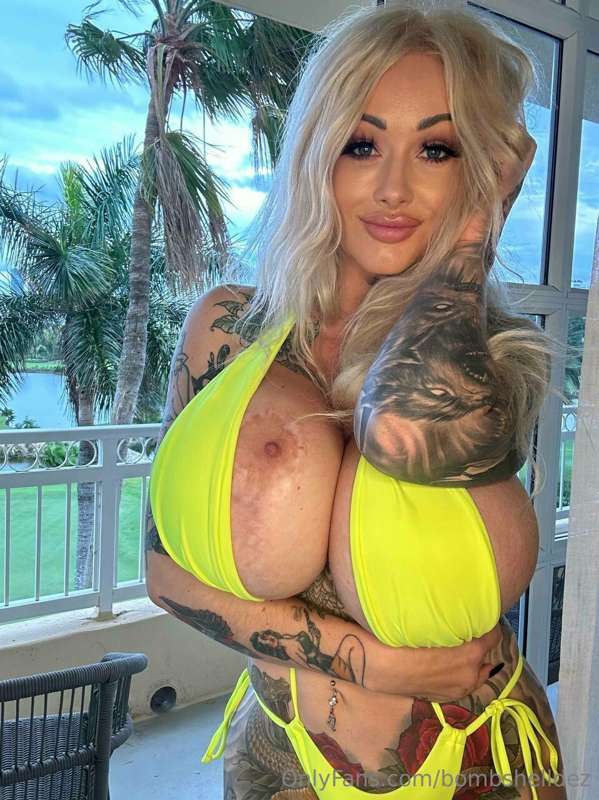 thinking about your cock has tits popping out!