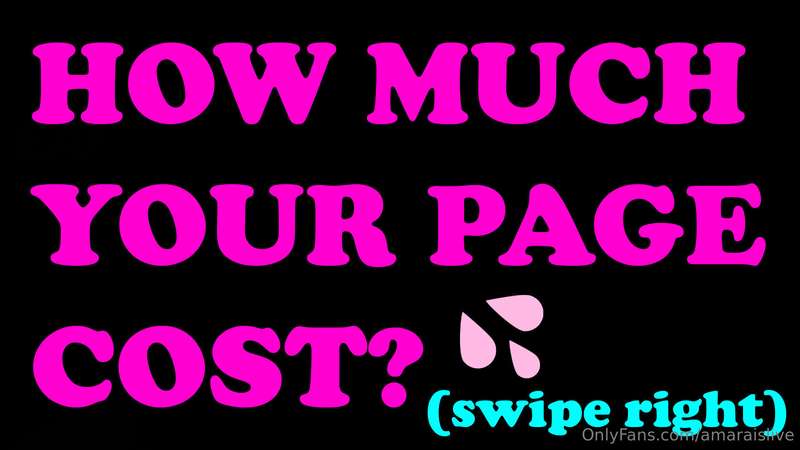 ***How Much Do You Charge Per Month On Your Premium OnlyFans..