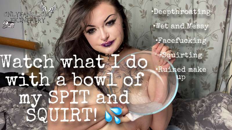 After accidentally ruining my make up by squirting all over ..