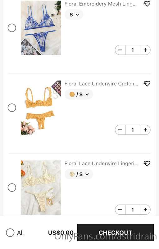 I’m going to be placing an order soon to get some new things..