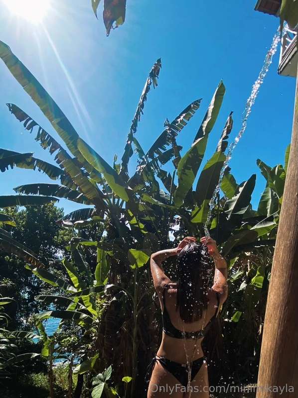 throwback to when nature was my spa 🌿💦