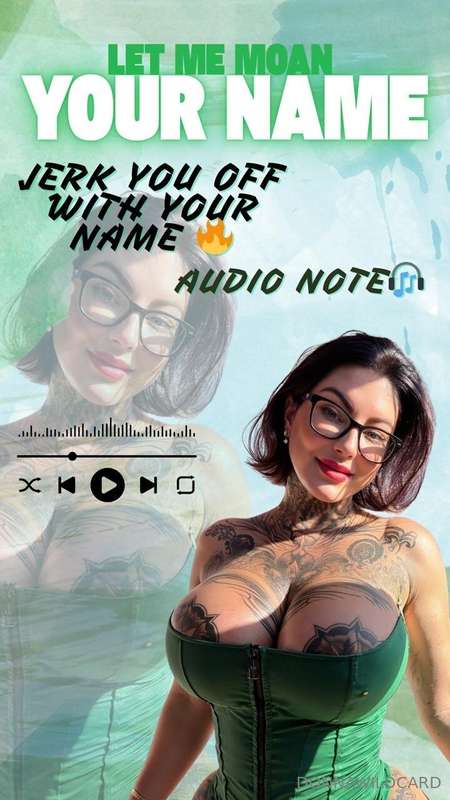AUDIO NOTE ❤️ JERK U OFF WITH YOUR NAME! 😈I'll be talking yo..