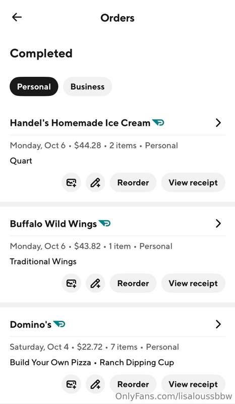 I ordered a MOUNTAIN of wings and 2 quarts of ice cream for ..