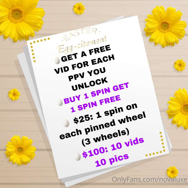 hop on these eggstra sexy specials❣️❣️❣️
*running these deal..