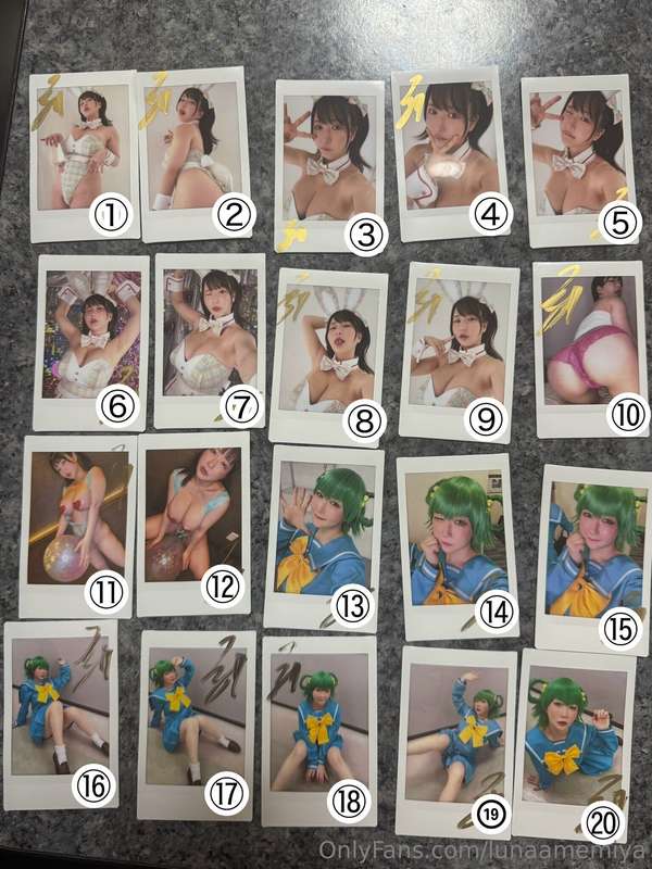 Cheki again!📷 Which one is your favorite?😍