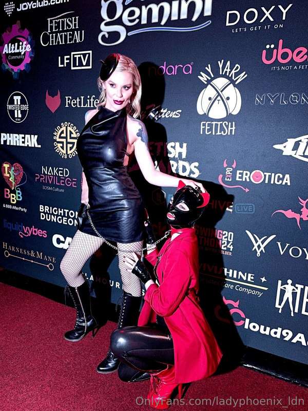 LAUDING IT IN LEATHER: I had a fabulous time at the UK Fetis..