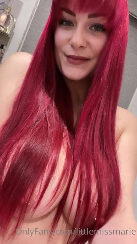 Hair almost covers ;) I’ve been taking such good care of it ..