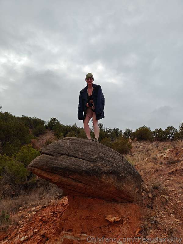Ya boi got naked at Merus Adventure Park/Palo Duro Canyon 😁😁..