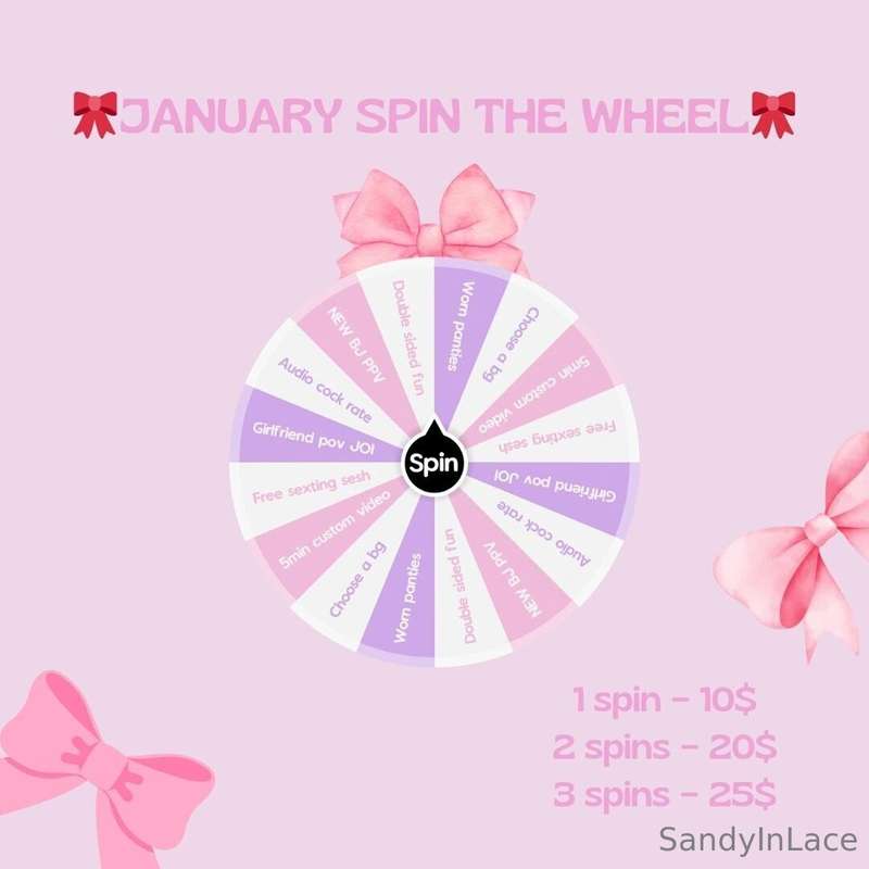 🎀***SANDY’s JANUARY  WHEEL*** 🎀Welcome to my  January wheel!..