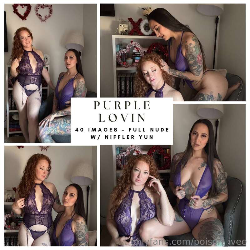 Girl Girl 40 Pic PhotoSet - Purple Loving with @shannon_boot..