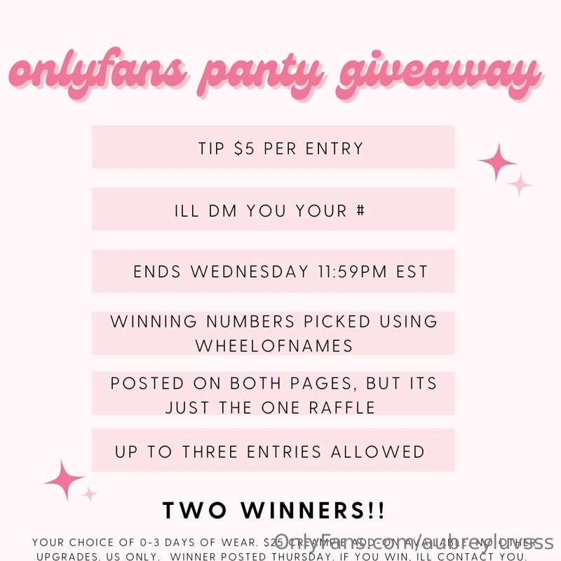please read thoroughly <3 TWO WINNERS!