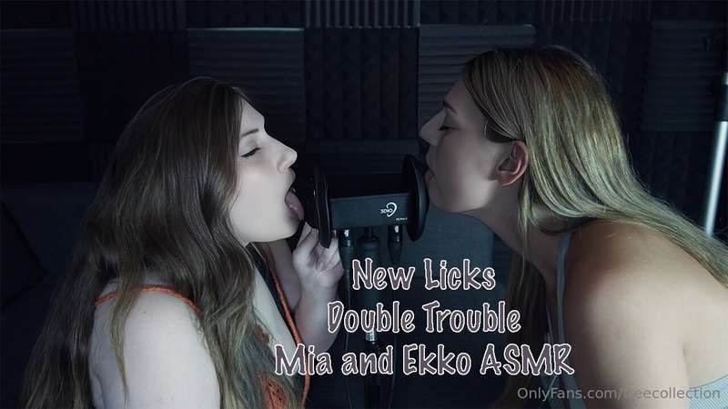 Double Artist Ear Licking! Mia ASMR and Ekko ASMR go deep on..