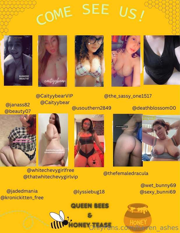 @janass82
@beauty07

@CaityybearVIP 
@Caityybear

@usouthern..