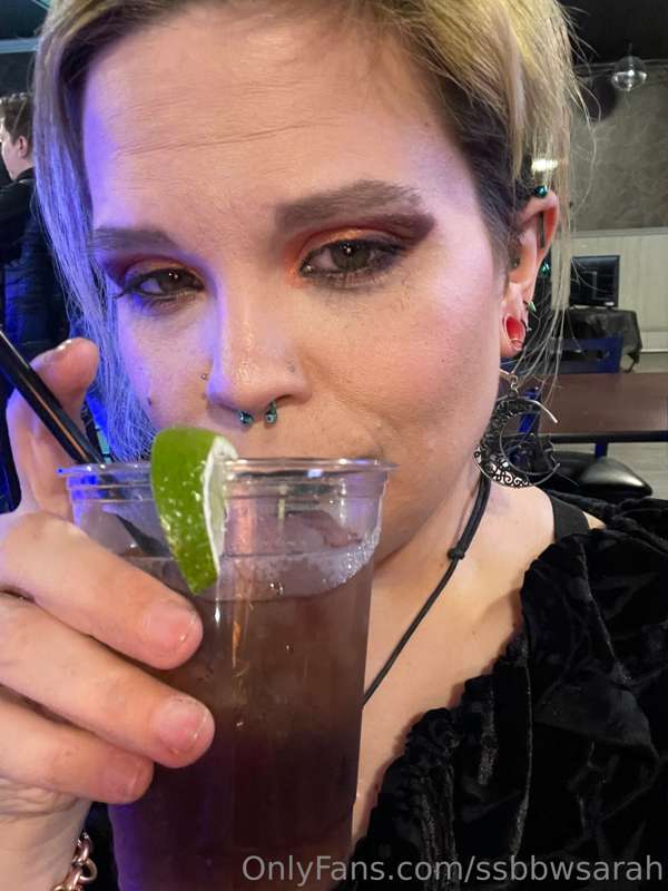 Mmmmm rum and coke, having a good night; some people inhibit..