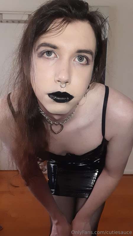 Been a while since I wore this. Now I feel like a goth strip..