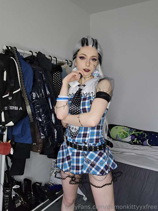 Frankie Stein Set Part 1 :3 Monster High Cosplay, short dres..