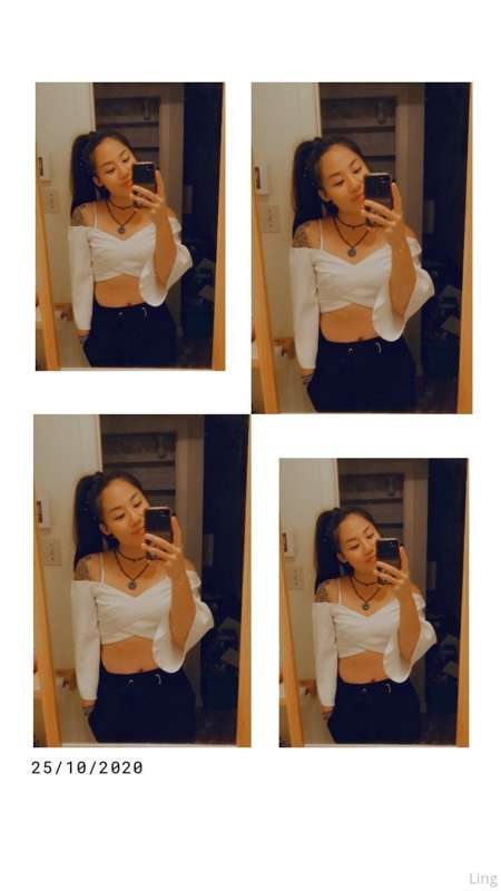 Trying too look cute 🤍