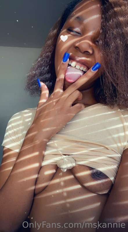 Bae suck on my nipples 😝 while I eat a baddie 

I meant to p..