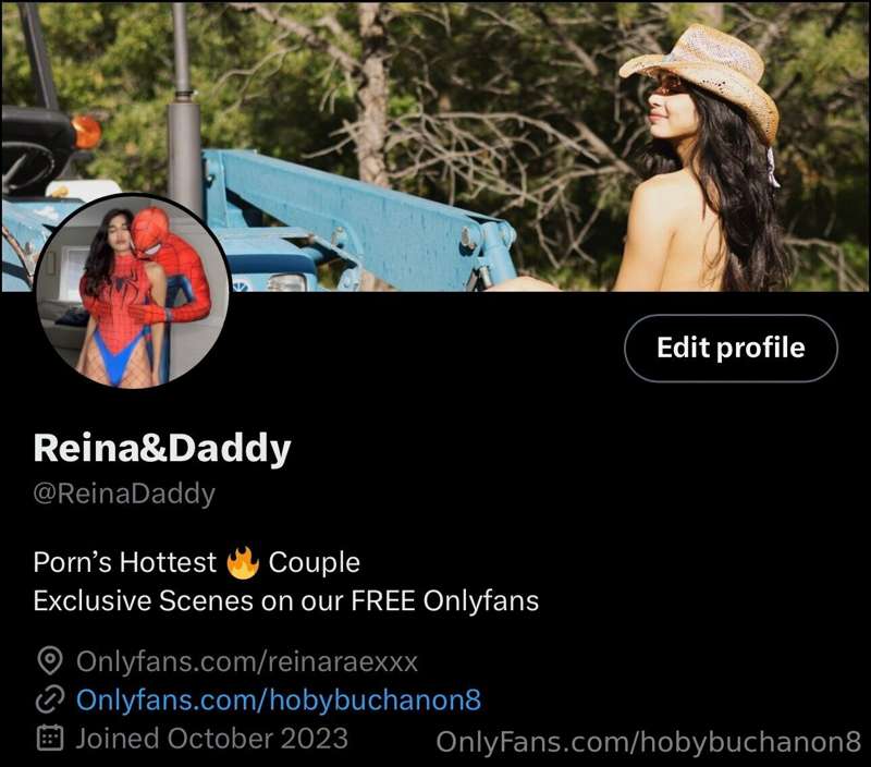 NEW Twitter @ReinaDaddy