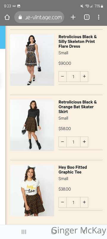 All the new Halloween stuff is out on Unique Vintage website..