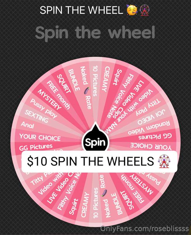 $10 SPIN THE WHEEL 