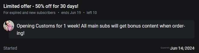 Want bonus content when ordering your customs? Sub to my mai..