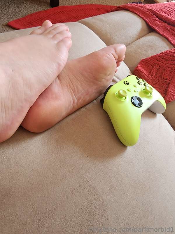 What if I touched tour gaming controller with my feet?
