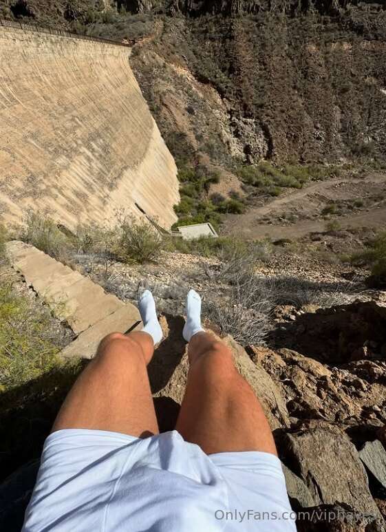 Just me, my socks, and a risky view… what would you add? 👀