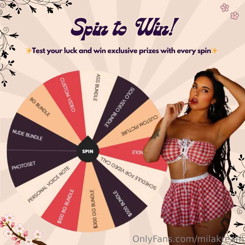 🌸💋Spring Into Luck, Baby!💋🌸My very first Spin the Wheel is h..