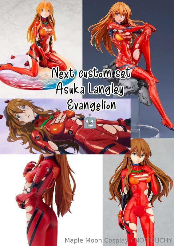 ✨ NEXT CUSTOM SET ✨ 
Asuka from Evangelion! Lingerie alt ver..