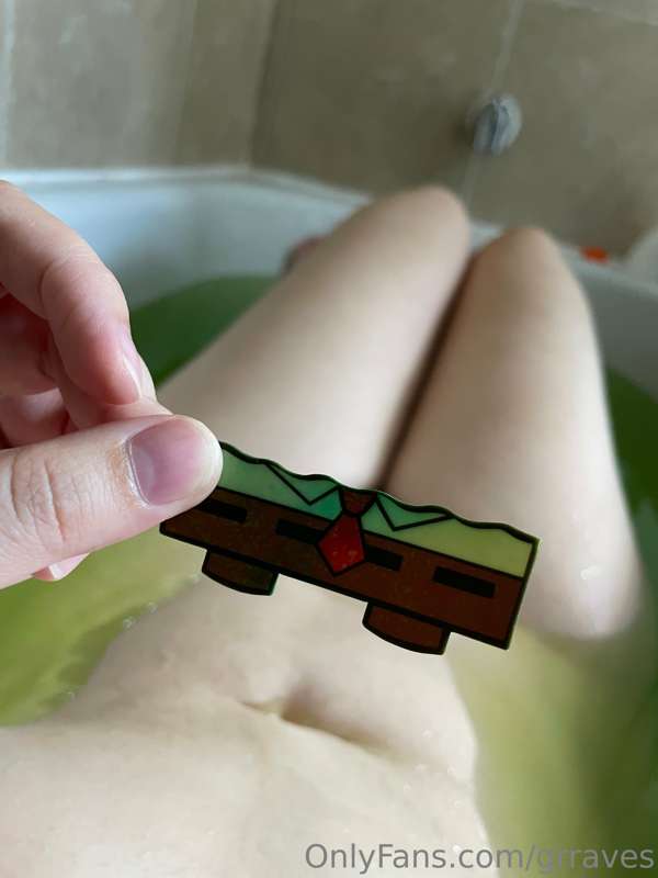 I had a Sponge bob shape bath bomb and I saw something in th..
