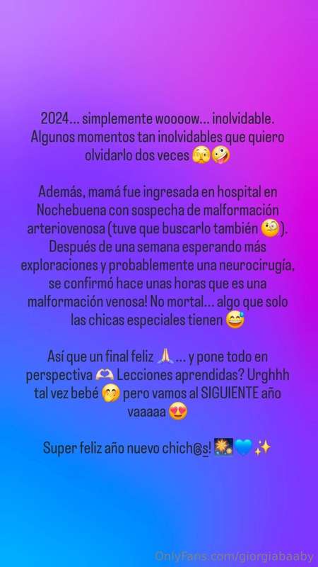 Feliz Año nuevo chicooooos ✨️🎆Publiqué eso en mis otros rede..