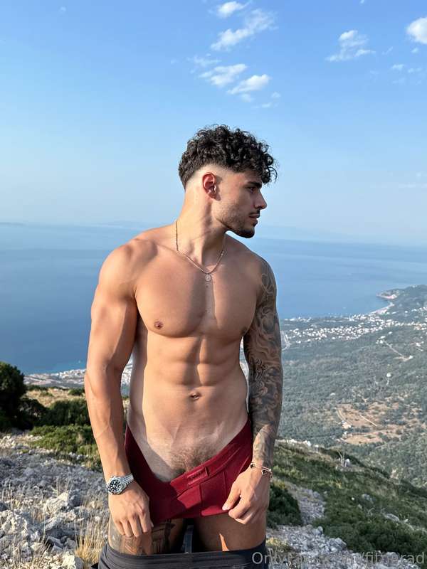 So tell me… the view behind me or the one right in front of ..